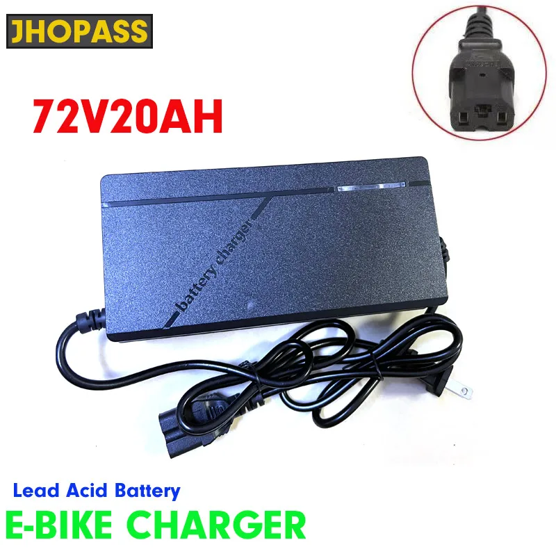 84V 20A Smart Charger - スマート72V20AHゲルAGM乾式水鉛蓄電池充電器、電動自転車、スクーター、バイク用、スマートAC100-240V、米国、EU、オーストラリア、英国プラグ対応