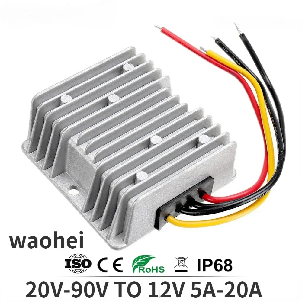 72V 15A Fast Charger - 電圧レギュレーターバック,車,トラック,ボート,電源,DCコンバーター,72v,60v,48v,24v,36v〜12v 2021、5a、10a