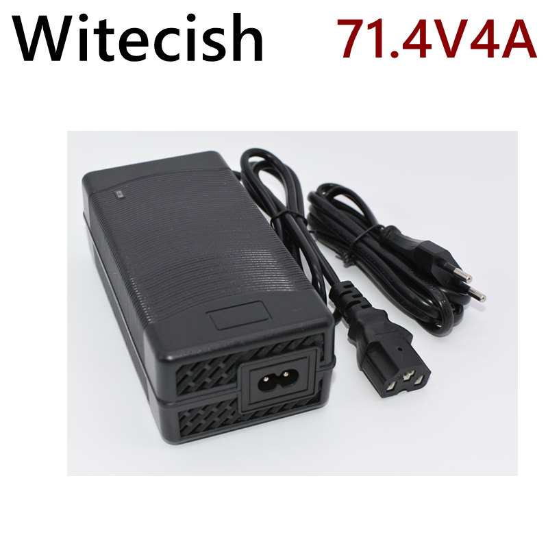 84V 20A Smart Charger - コネクタ付きリチウム充電器,71.4v,3a,4a,2a,17s,61.2v,67.9 v,t,pc,iec,3ピン