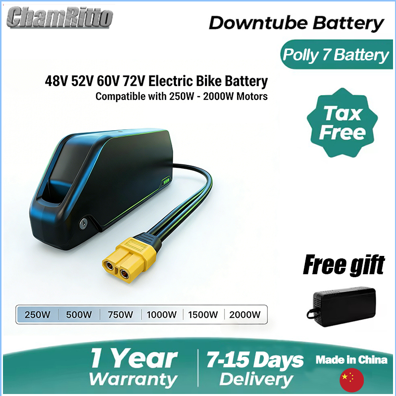 72V 50Ah 21700 Lithium Battery - 72V 60V電動2000wバッテリーEバイク Cham Rider 48V52V 30