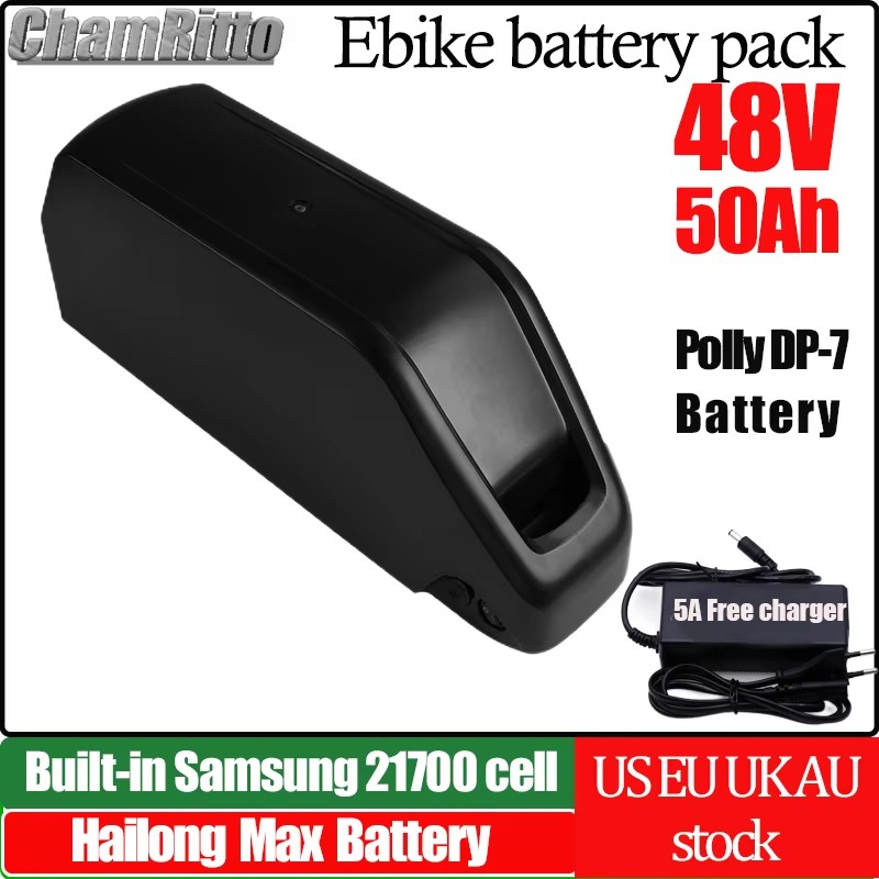 72V 50Ah 21700 Lithium Battery - E バイク Hailong chamrider バッテリー 48v