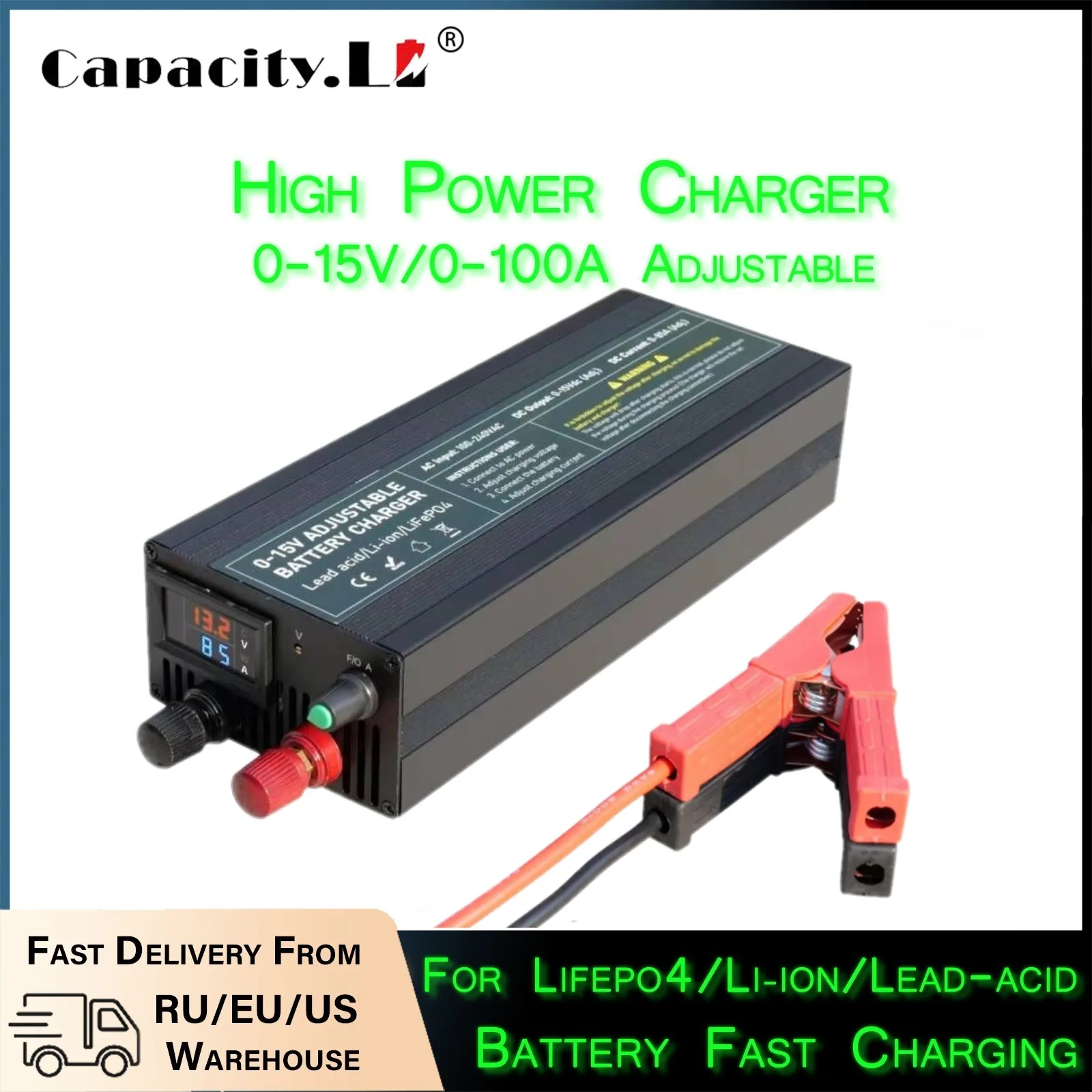 60A100A CC CV 調整可能なバッテリー充電器電源、 - 84V 20A Smart Charger のレビューと価格