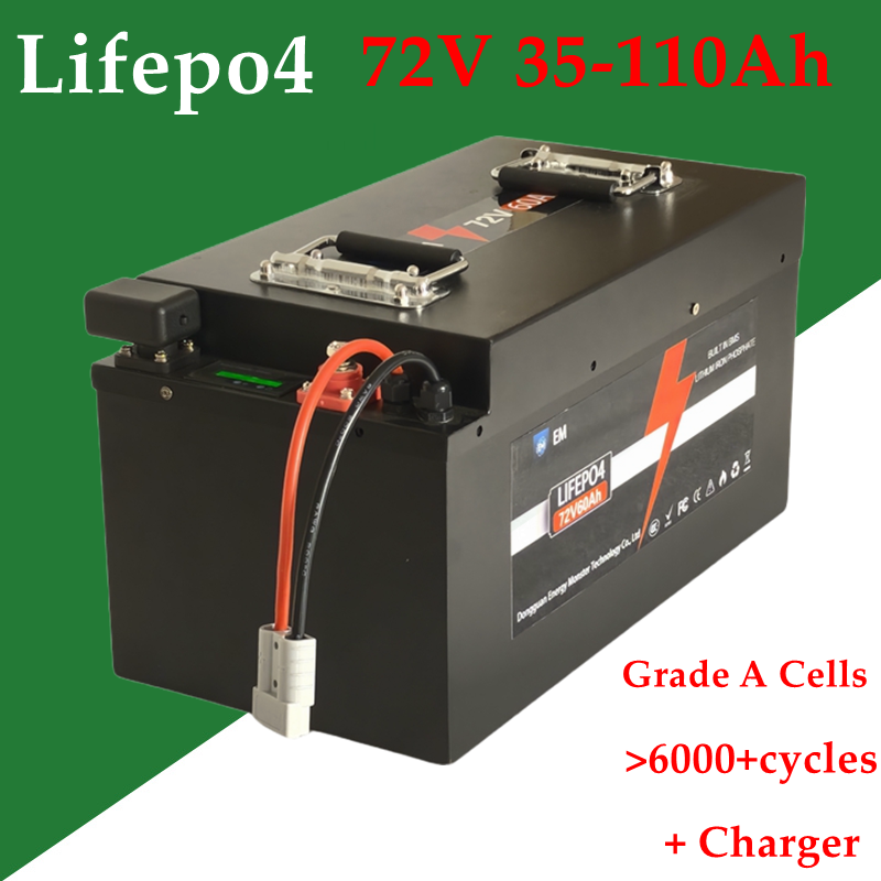 72V 35Ah リチウムバッテリー 40Ah 50Ah 6 - 72V 40Ah Lifepo4 Battery Pack のレビューと価格
