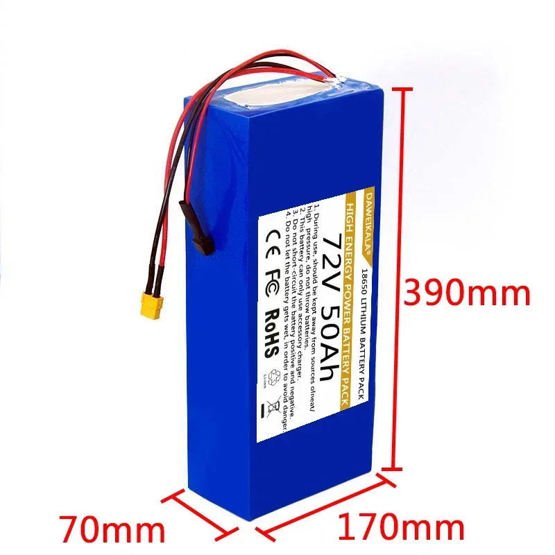 72V 18650 バッテリーパック 50Ah 高出力 40 - 60V 50Ah Electric Scooter Battery のレビューと価格