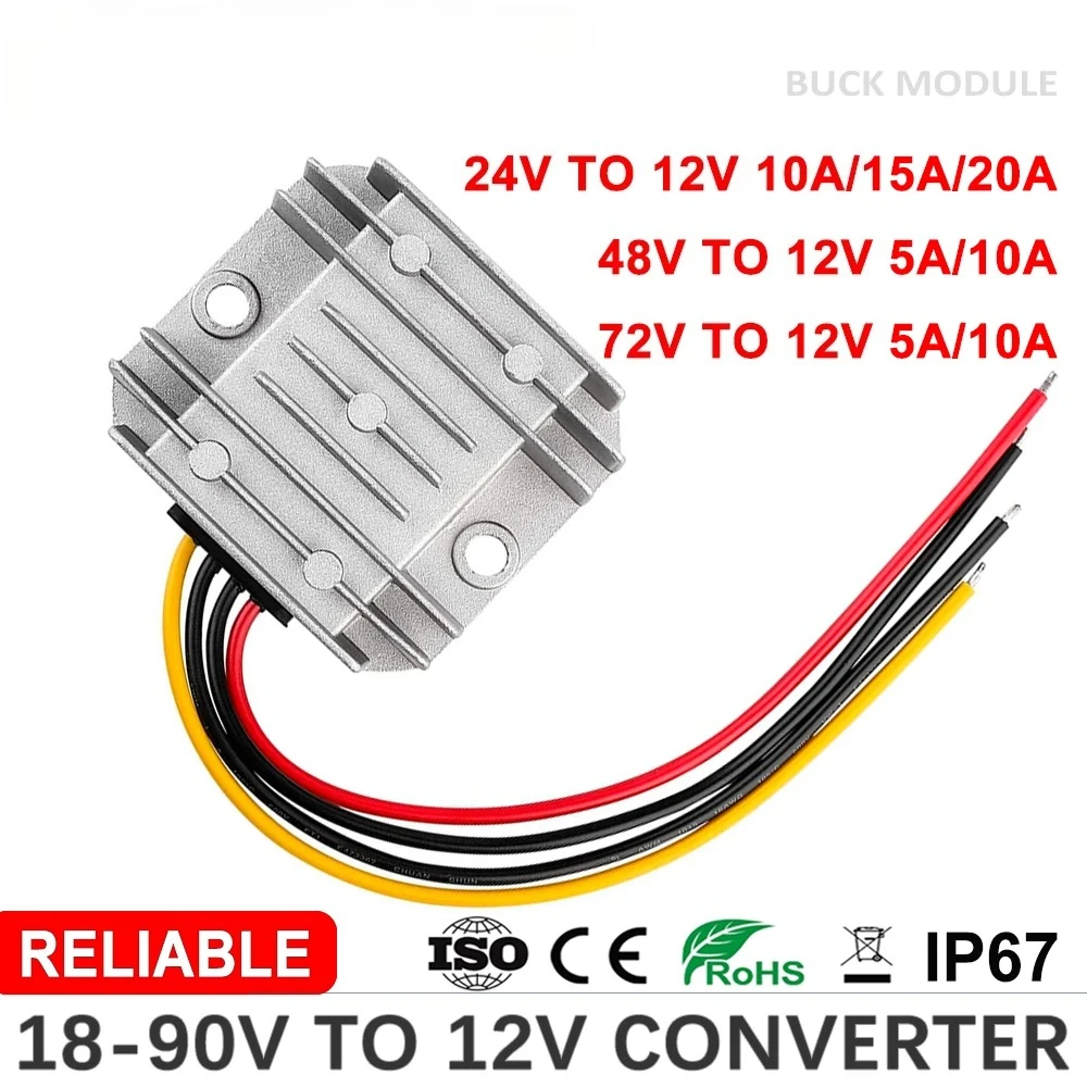 20-90Vから12V 5A 10A 15A 20A DC- - 72V 15A Fast Charger のレビューと価格