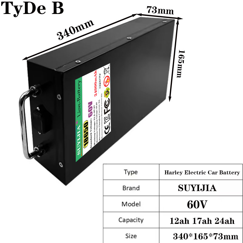 HarleyBatteryCitycocoElectricB - 60V 50Ah Electric Scooter Battery のレビューと価格