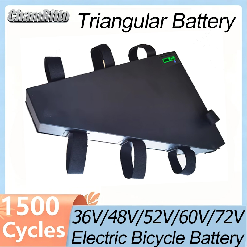 電動自転車 60v72v 3000w 三角形バッテリー 36 - 72V 50Ah 21700 Lithium Battery のレビューと価格