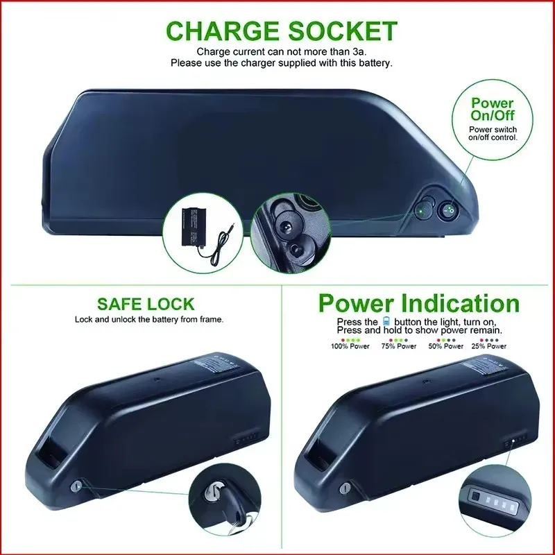 E バイク Hailong chamrider バッテリー  - 72V 50Ah 21700 Lithium Battery のレビューと価格